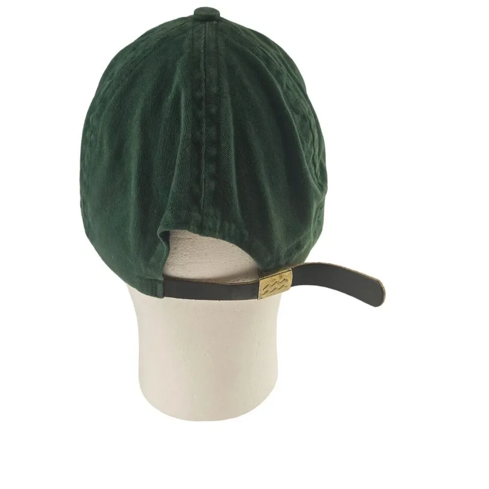 Vintage Colorado Sports Fremont Green Leather Strap Adjustable‎ One Size Cap
